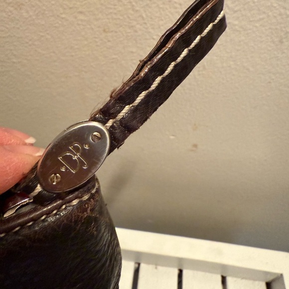 Donald J Pliner RARE vintage Italian Designer Beautiful Leather Handbag EUC - Picture 5 of 10